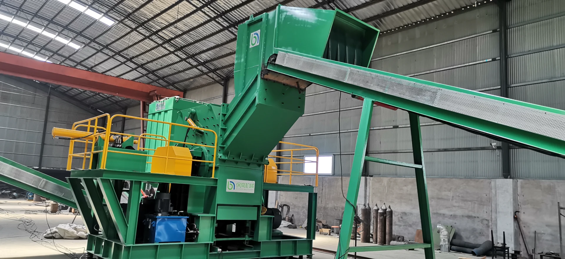 giant metal shredder